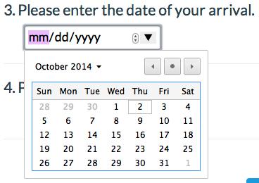 HTML5 Date Format